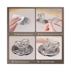 Heart-Shaped Crystal Button â€“ Long Nail Protector
