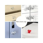 Heart-Shaped Crystal Button â€“ Long Nail Protector