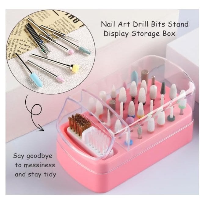 TNBL Drill Bit Holder 30 Holes - Pink