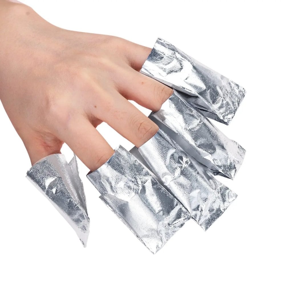TNBL Nail Foil Remover Wraps with Cotton Pad
