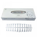BabyGenia Clear Acrylic Nail Refill Tips Short Almond (288 pcs)
