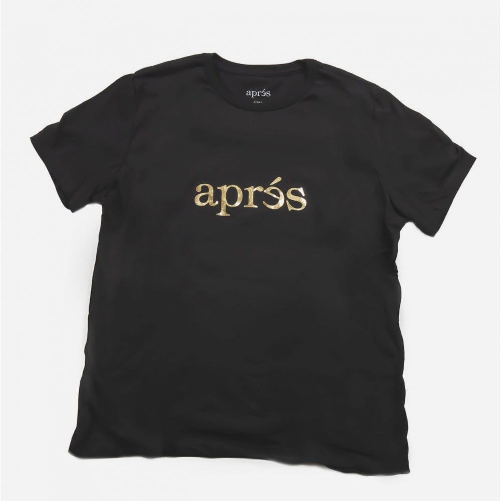 APRES Unisex Black & Gold Shirt