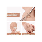Eyelash Training Head With Removable Eyelids