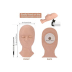 Eyelash Training Head With Removable Eyelids