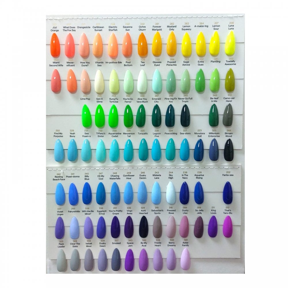 APRES 200 Gel Couleur HEMA-FREE Display Book - Black