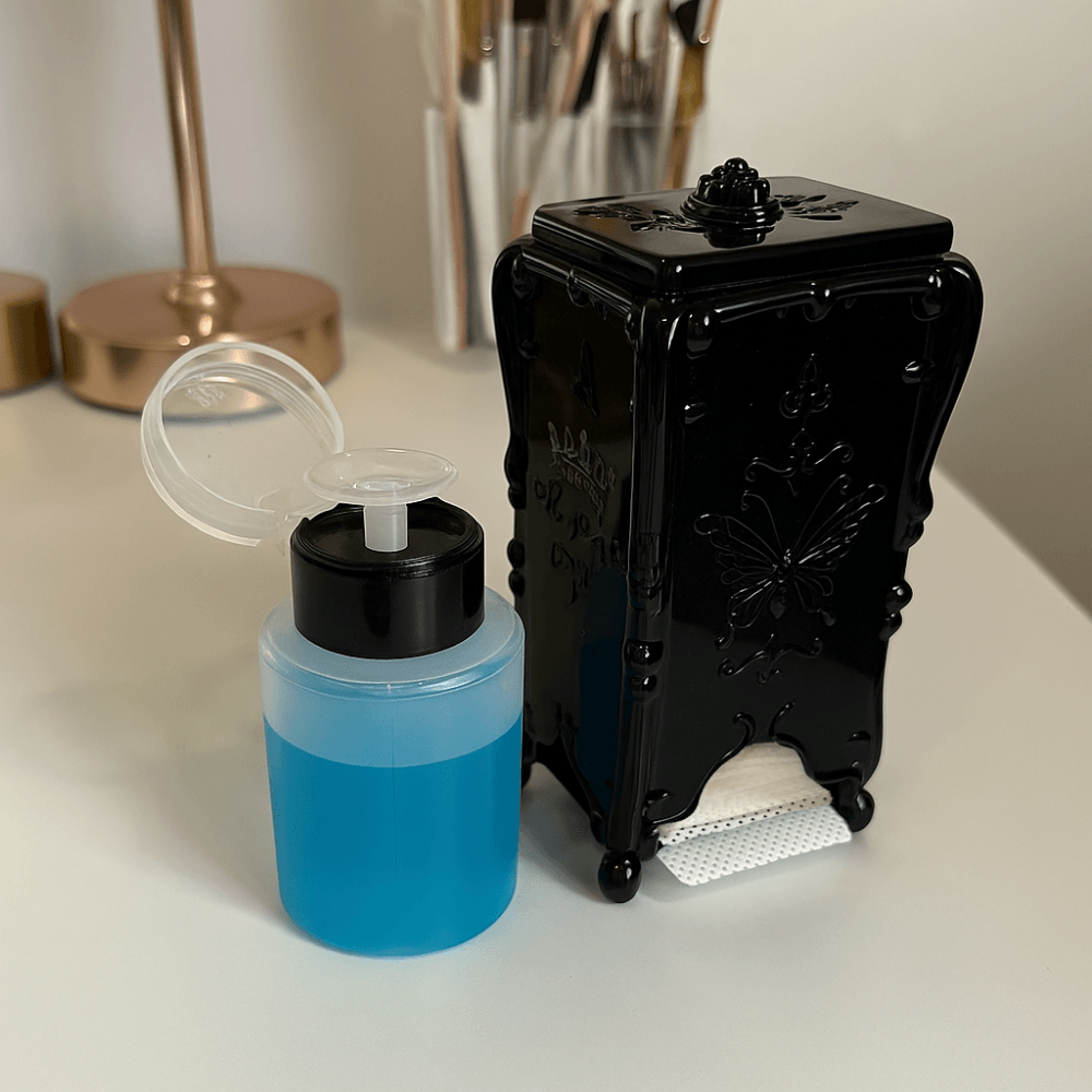 Nail Wipe Holder - Black