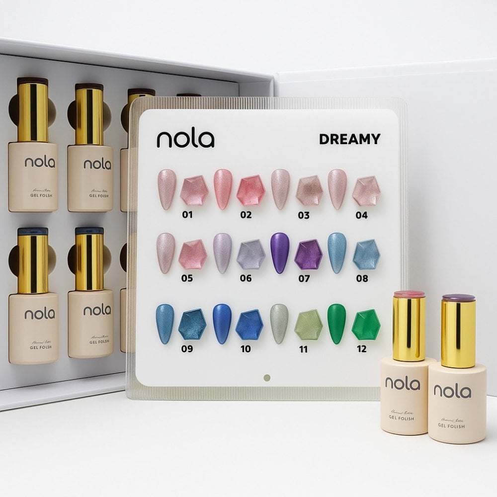 Nola Gel Polish Dreamy Cat Eye Collection 15ml HEMA & TPO Free