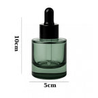 TNBL Empty Premium Green Glass Dropper Bottle for Oil, Serum 50ml