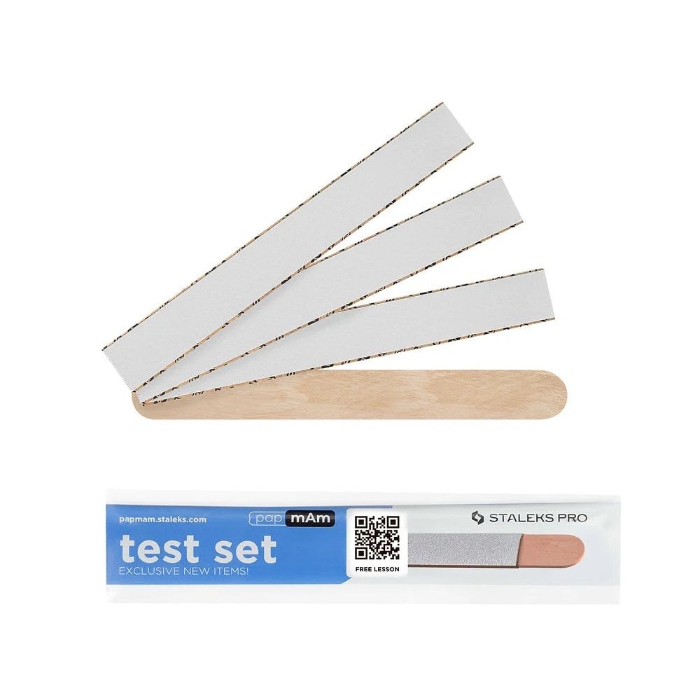 STALEKS PRO Test Kit Expert (PapmAm Mix Files On A Wooden Base 100/180/240 Grit)