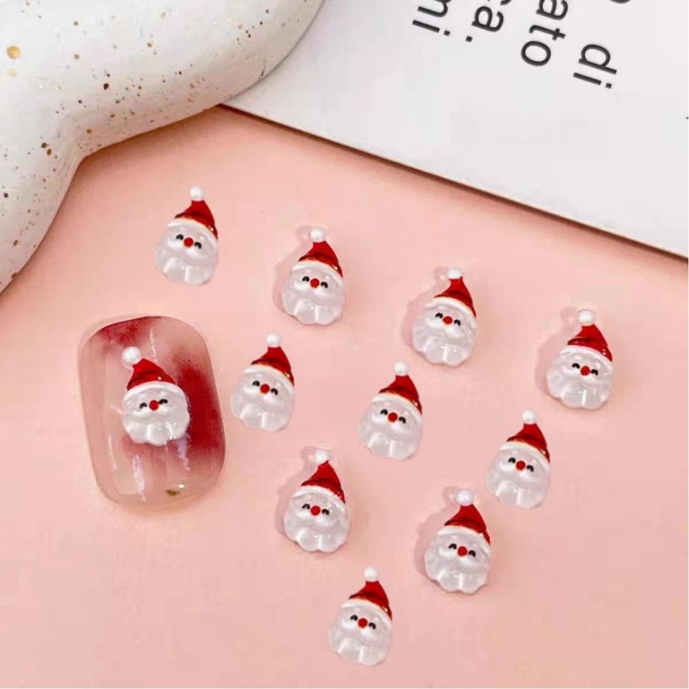 TNBL Nail Art Charm 66 - Santa Claus (10pcs)
