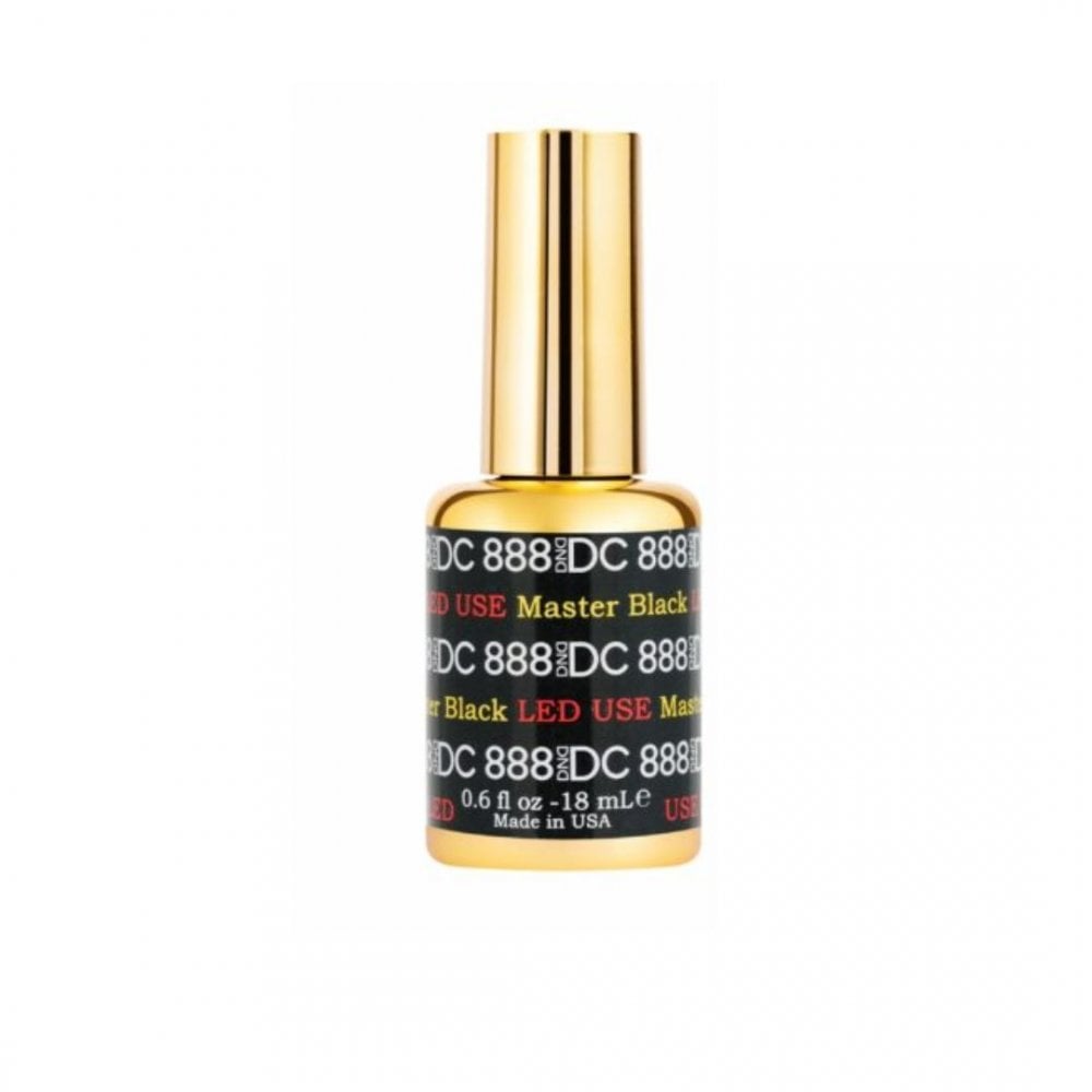 DND DC Gel Polish Only 18ml - DC888 Master Black