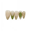 Pre Painted Nail Art Nail Tips