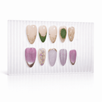 Clear Ribbed Acrylic Nail Display Board