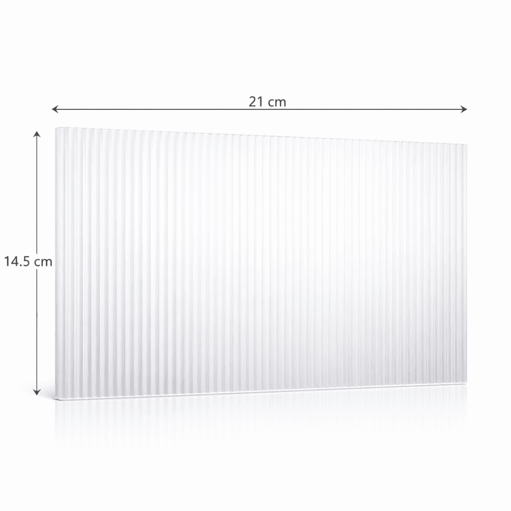 Clear Ribbed Acrylic Nail Display Board