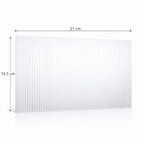 Clear Ribbed Acrylic Nail Display Board