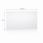 Clear Ribbed Acrylic Nail Display Board