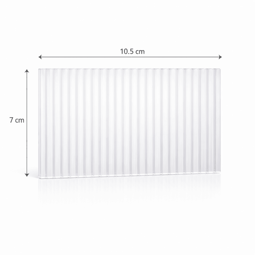 Clear Ribbed Acrylic Nail Display Board