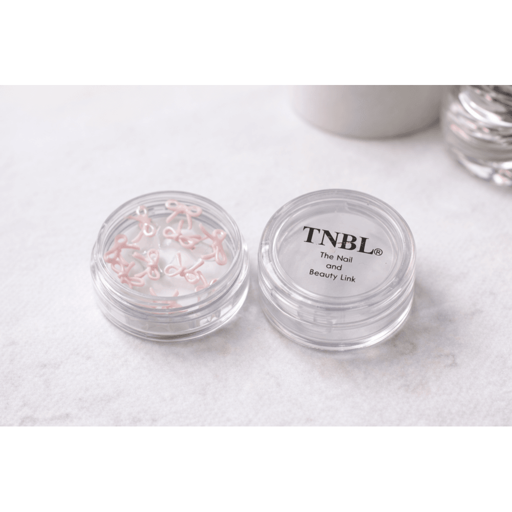 Nail Art Pot - Mini Pink Bow