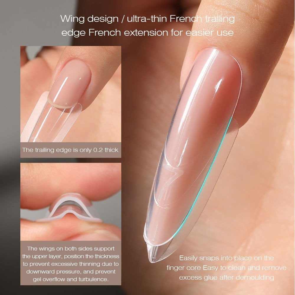 MR NAIL Sandwich Nail Extensions-Dual Forms Tip Box