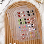 Transparent Nail Art Sample Book Reusable Display Pages
