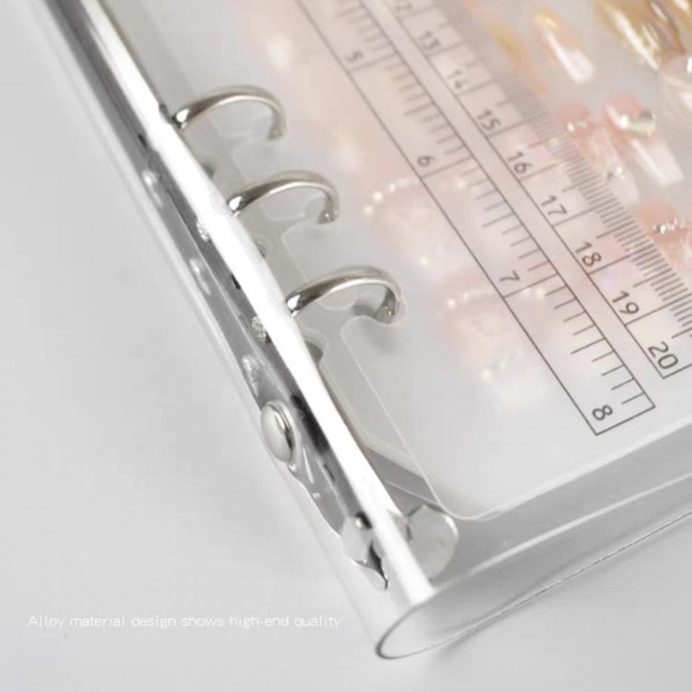 Transparent Nail Art Sample Book Reusable Display Pages