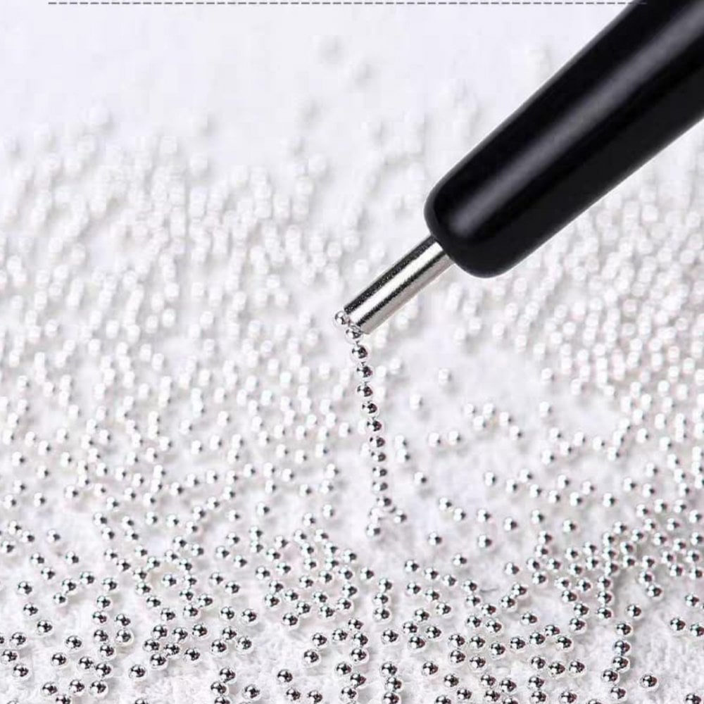 Dual-Use Cat Eye Magnet Pen and Metal Ball Pickup Tool