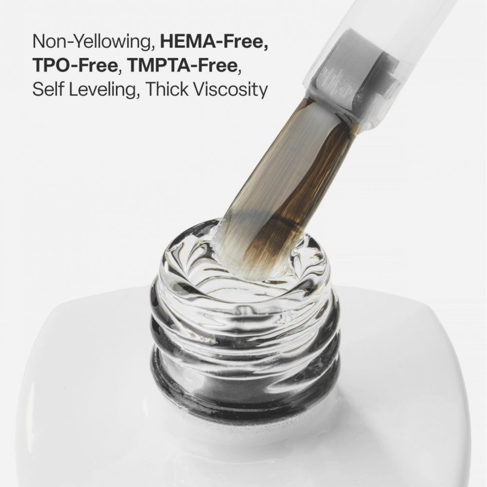 APRES Builder Top Gelcoat Non-Wipe, 15ml - (HEMA/TPO-Free)