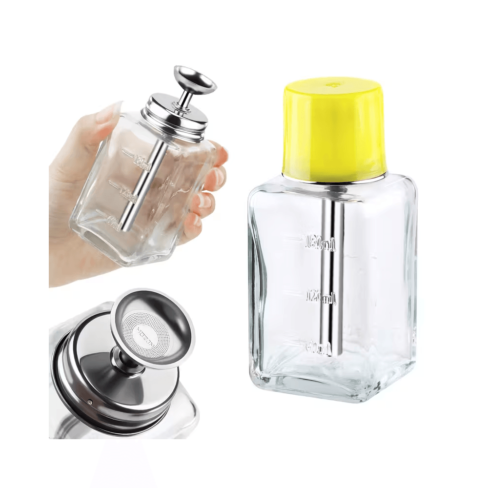 TNBL Glass Acetone Pump Dispenser 180ml