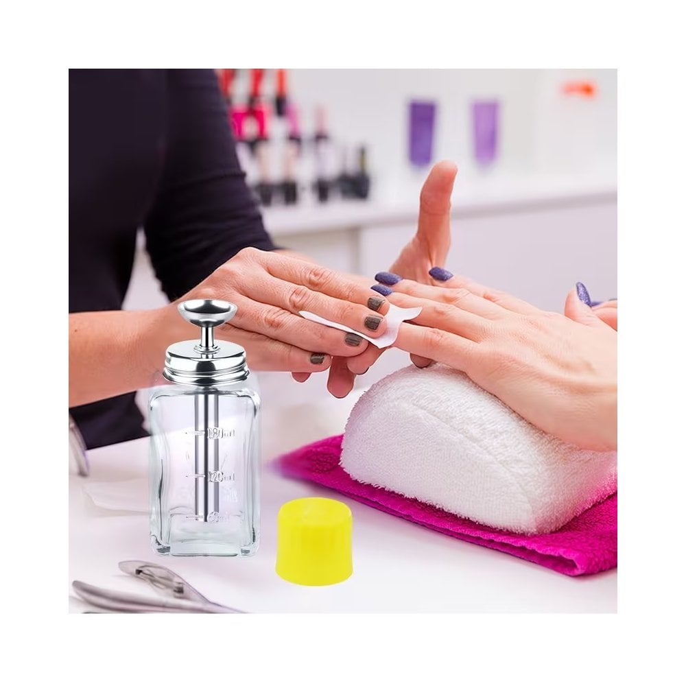 TNBL Glass Acetone Pump Dispenser 180ml