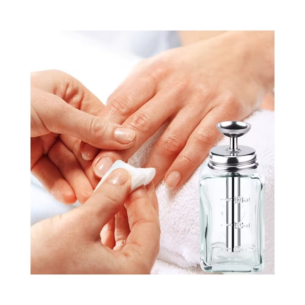 TNBL Glass Acetone Pump Dispenser 180ml