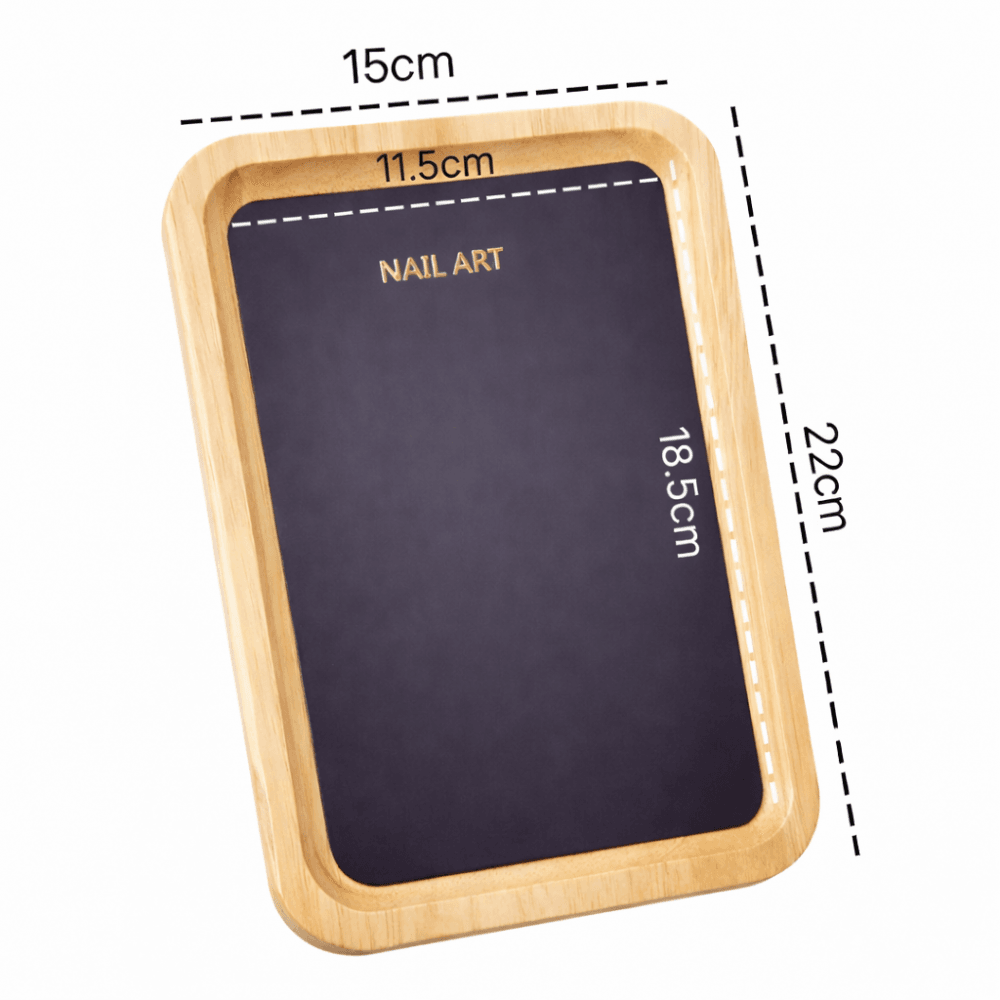 TNBL Magnetic Manicure/Pedicure Wooden Nail Tray