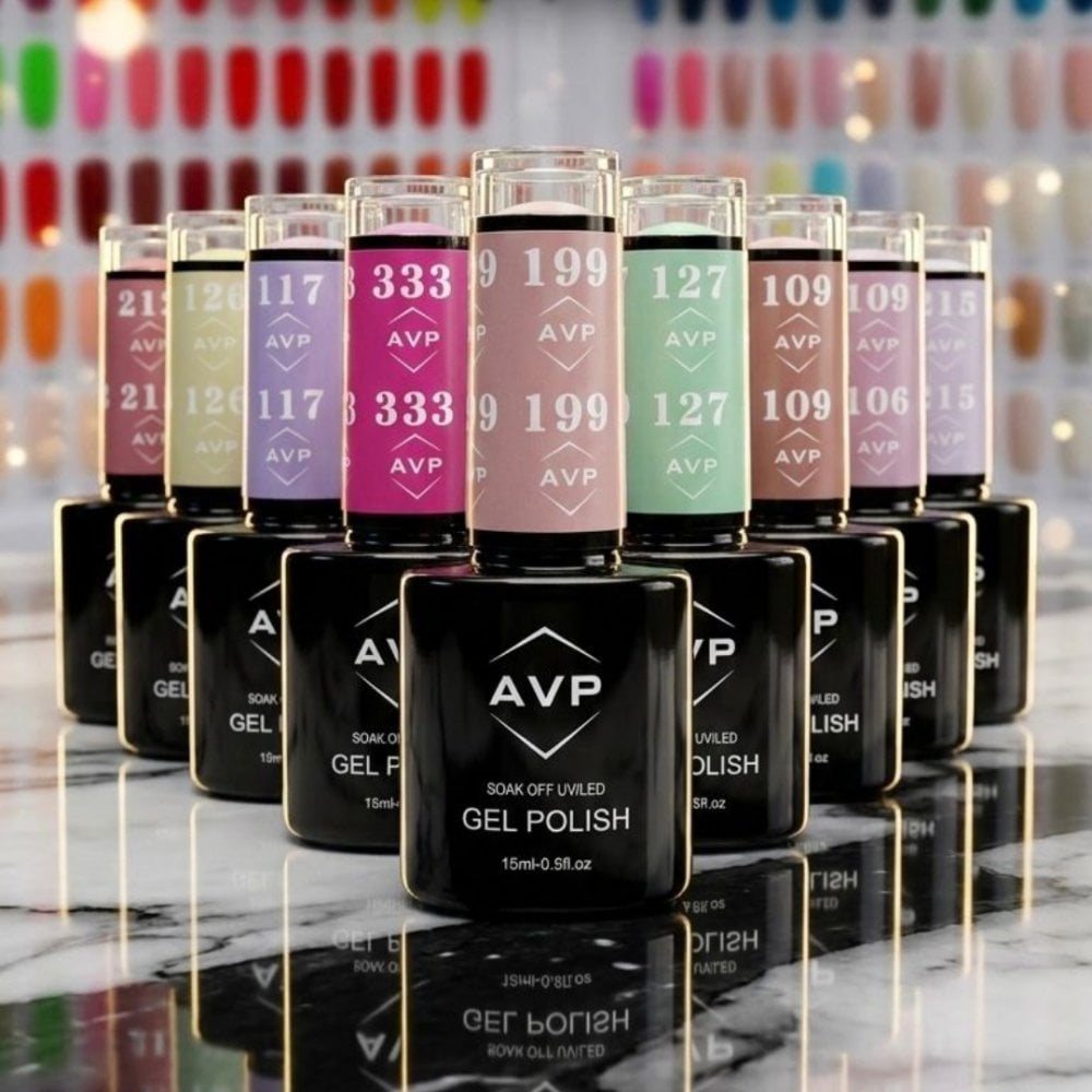AVP Gel Colour - Bundle of 24 Random Shades 15ml