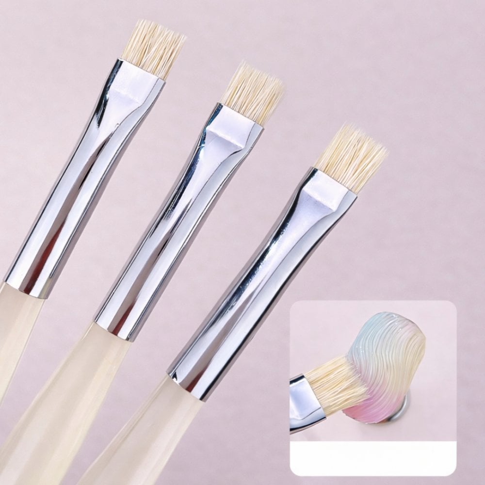 KANIU Hard Bristle 3D Nail Art Texture Brush