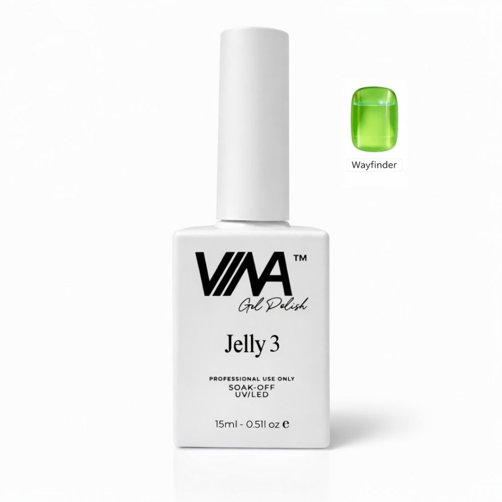 VINA Gel Polish Jelly Collection 15ml HEMA & TPO Free