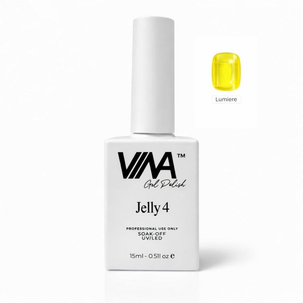 VINA Gel Polish Jelly Collection 15ml HEMA & TPO Free