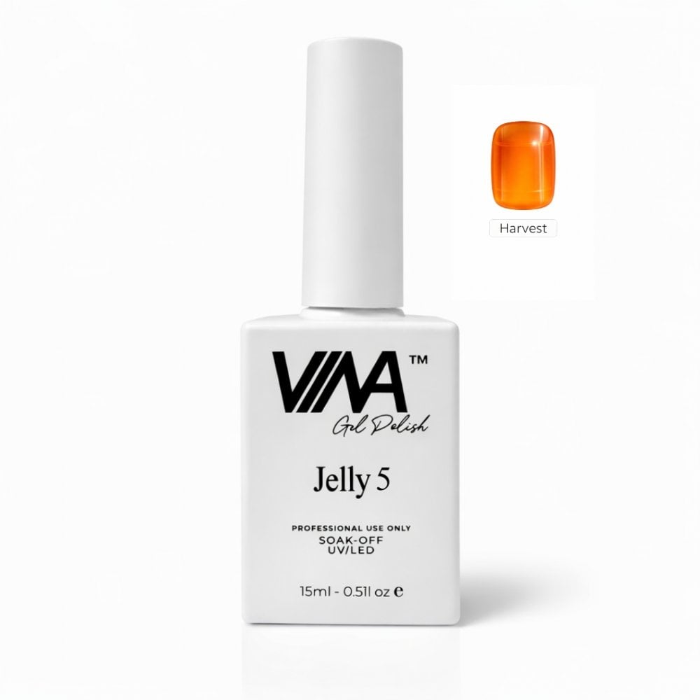 VINA Gel Polish Jelly Collection 15ml HEMA & TPO Free