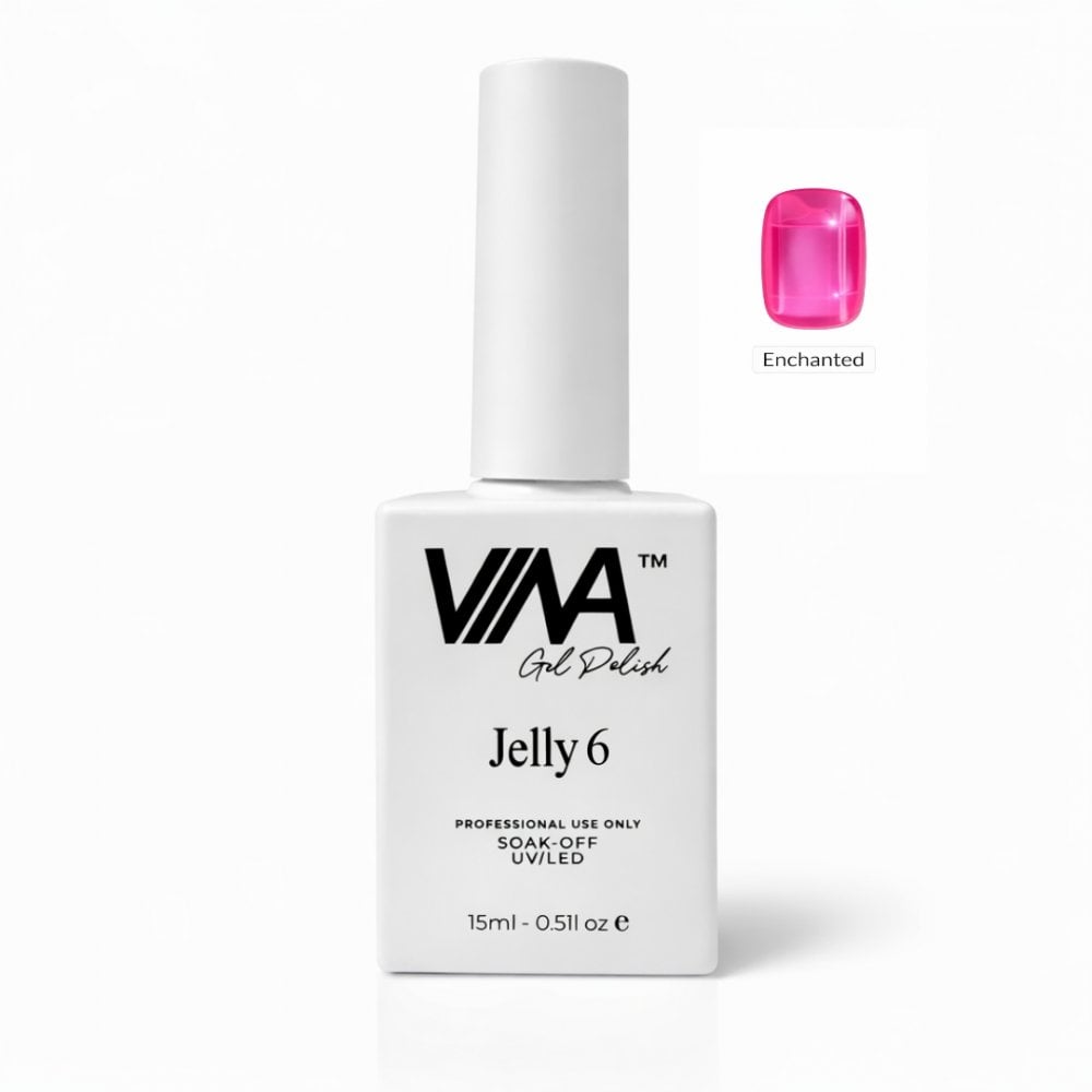 VINA Gel Polish Jelly Collection 15ml HEMA & TPO Free