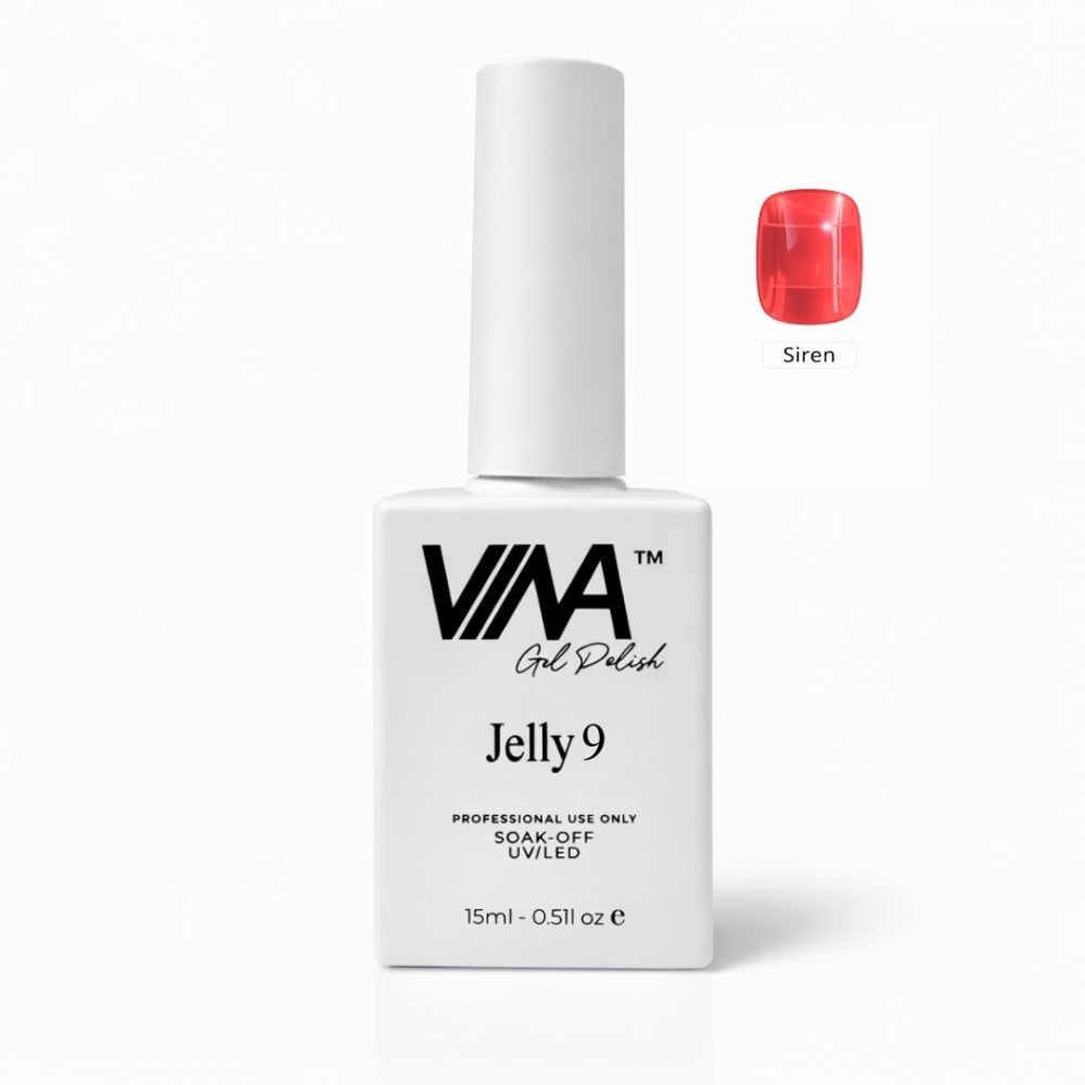 VINA Gel Polish Jelly Collection 15ml HEMA & TPO Free