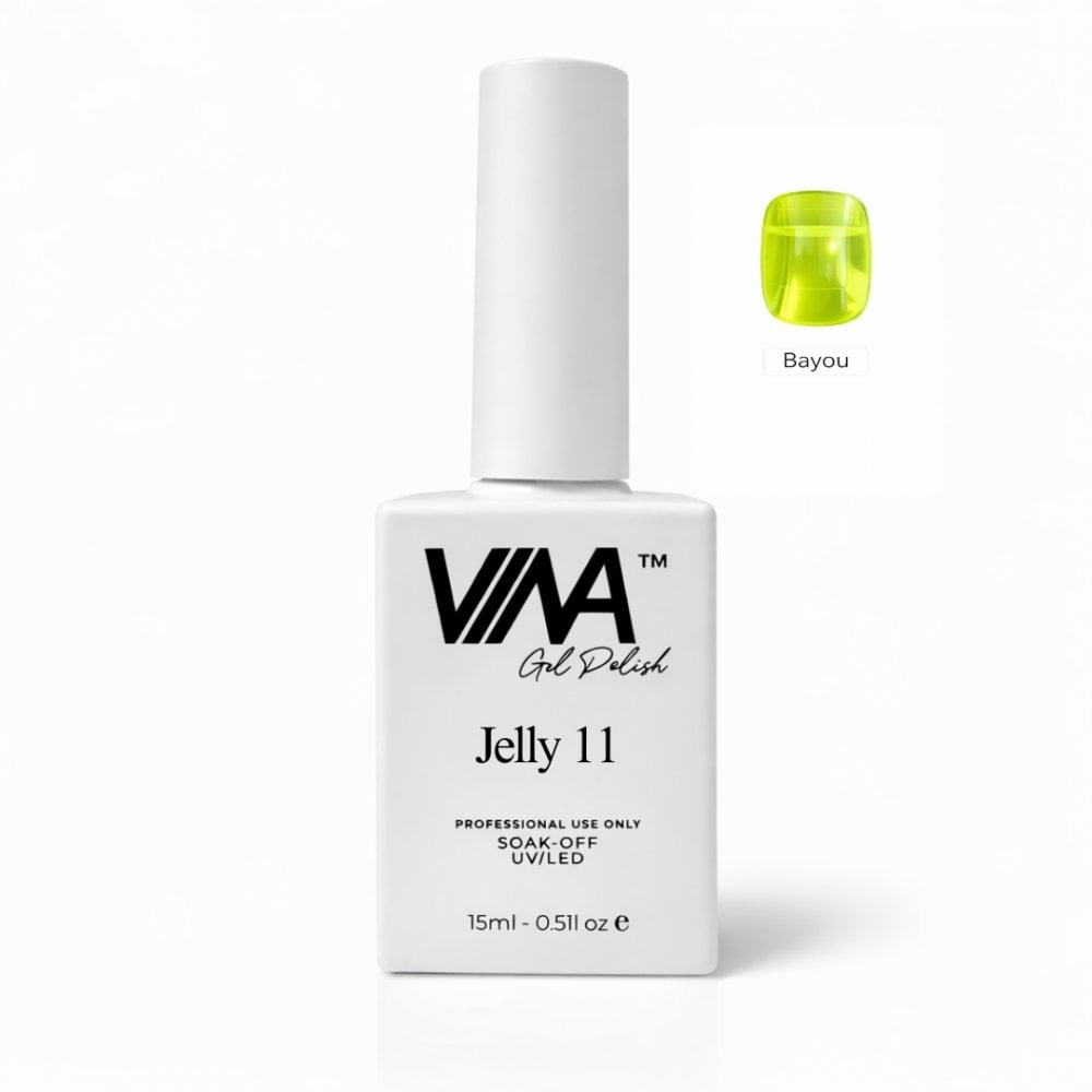 VINA Gel Polish Jelly Collection 15ml HEMA & TPO Free
