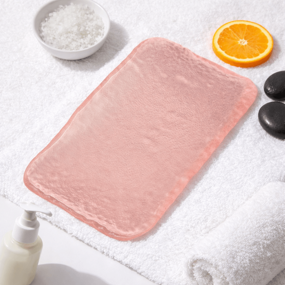 TNBL Pedicure Glass Tray Rectangle - Pink