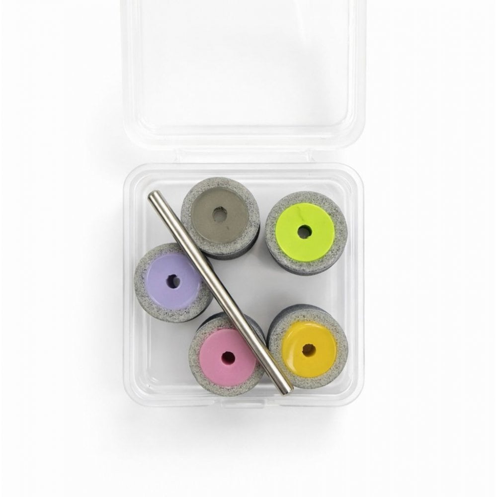VINA Nail Buffer Band - 5pcs/Box (240 Grit) - Coloured