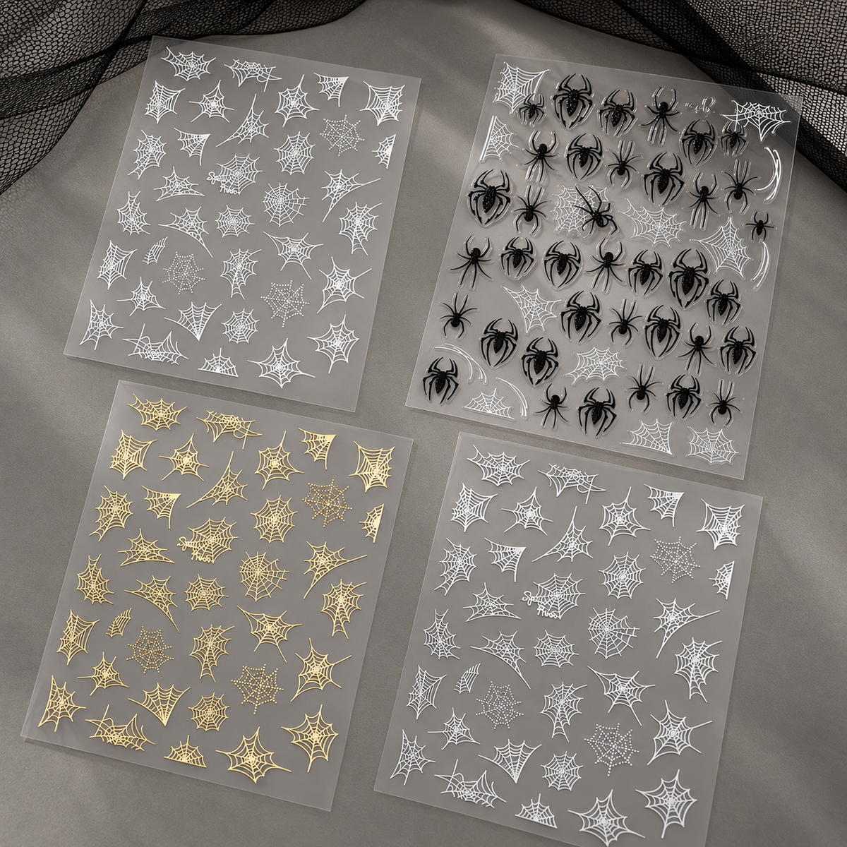 5D Sticker - Spider Web for Halloween