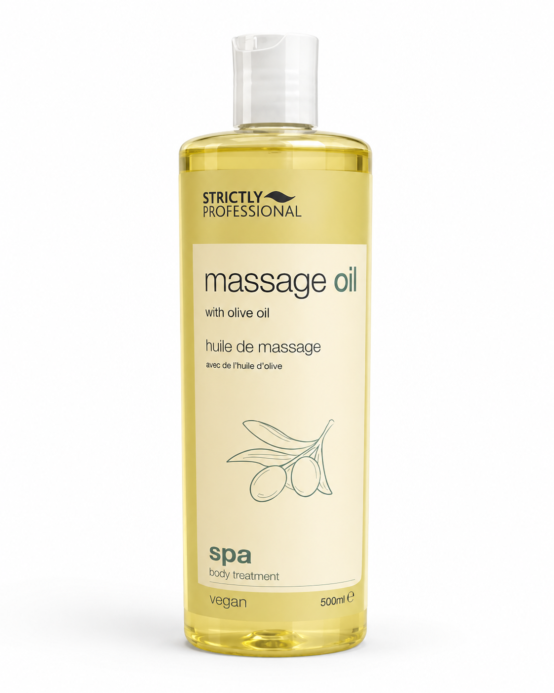 STRICTLY PROFESSIONAL Massage Oil With Olive Oil 500ml