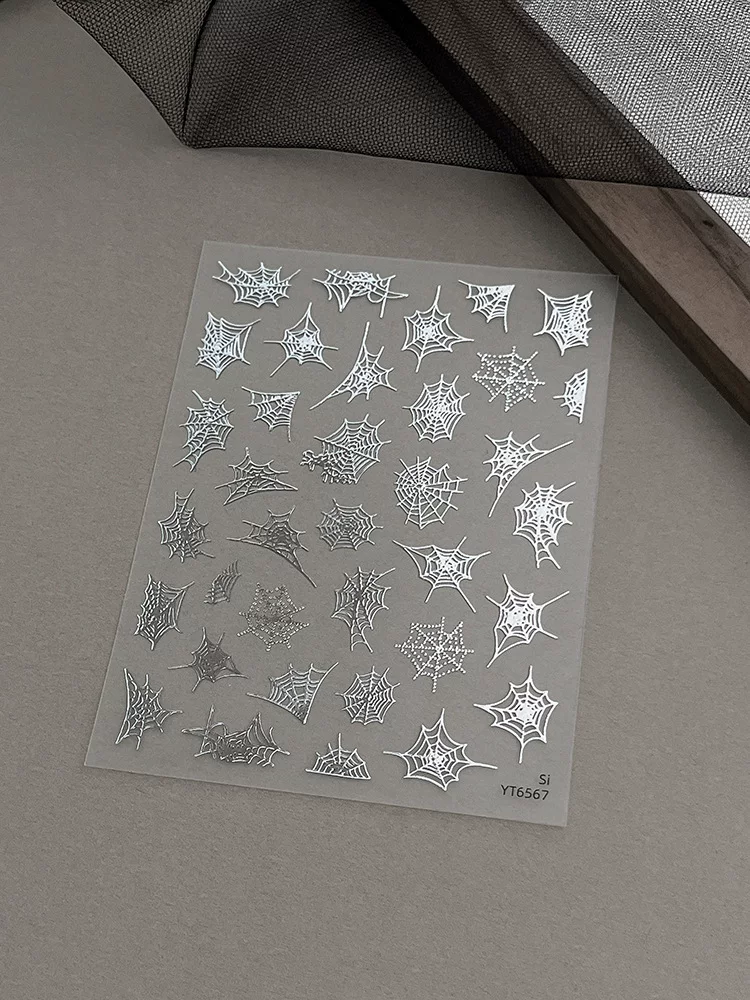 5D Sticker - Spider Web for Halloween