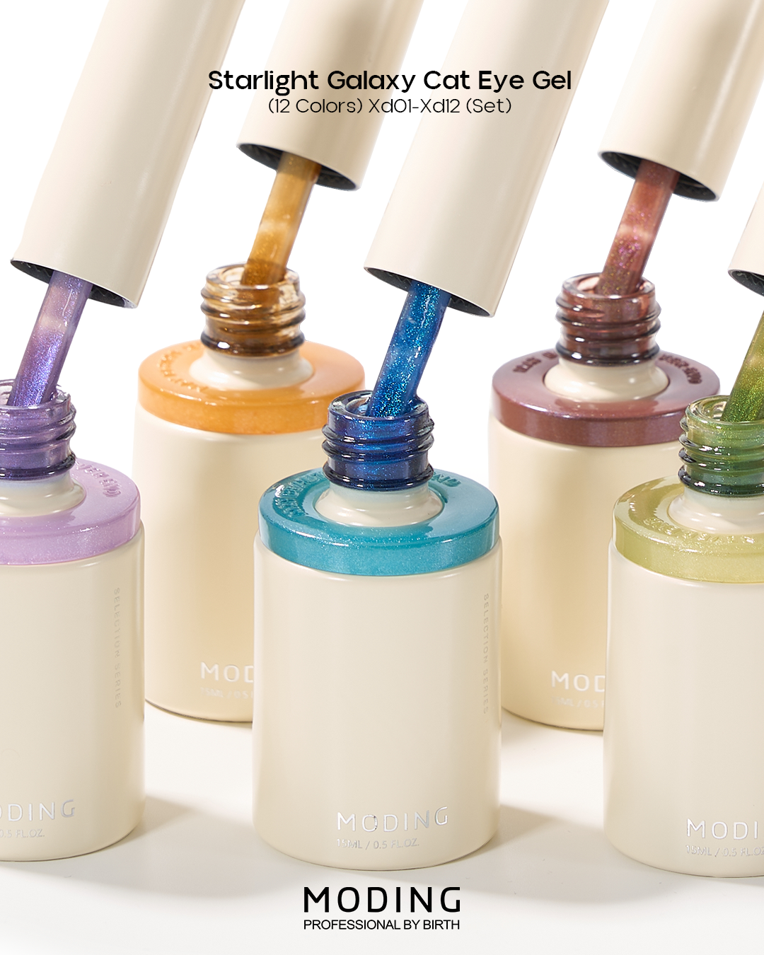 MODING Starlight Galaxy Cat Eye Gel Colour HEMA & TPO Free - Full Collection