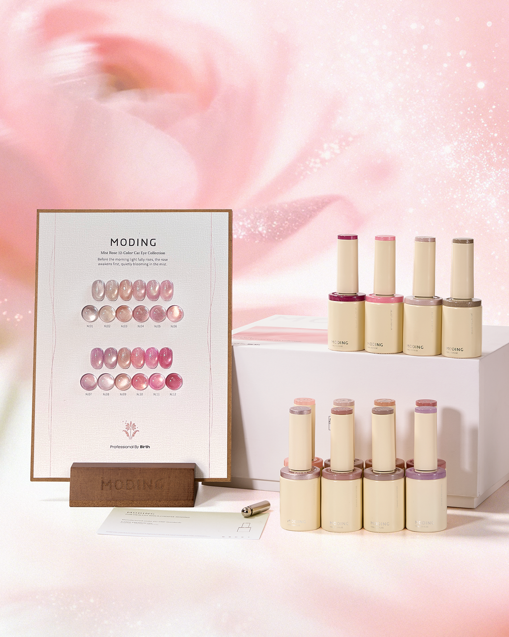 MODING Mist Rose Cat Eye Gel Colour HEMA & TPO Free - Full Collection