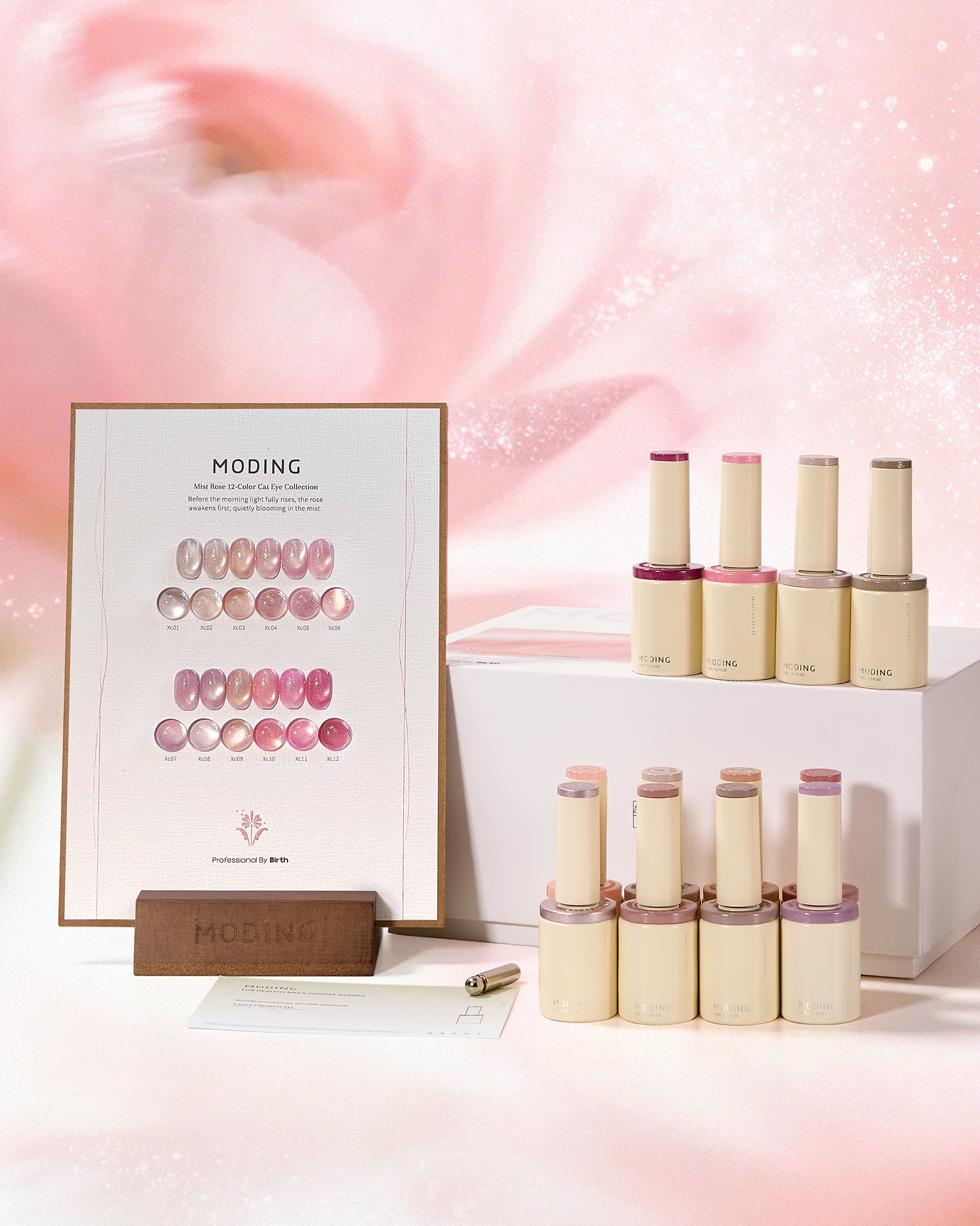 MODING Mist Rose Cat Eye Gel Colour HEMA & TPO Free - Full Collection