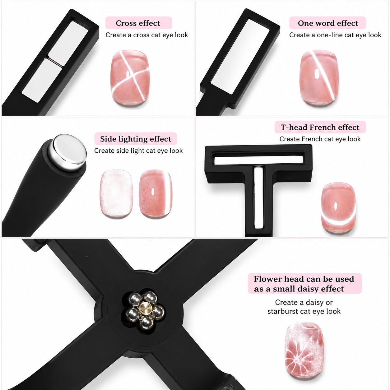 TNBL 5in1 Cross Cat Eye Magnet