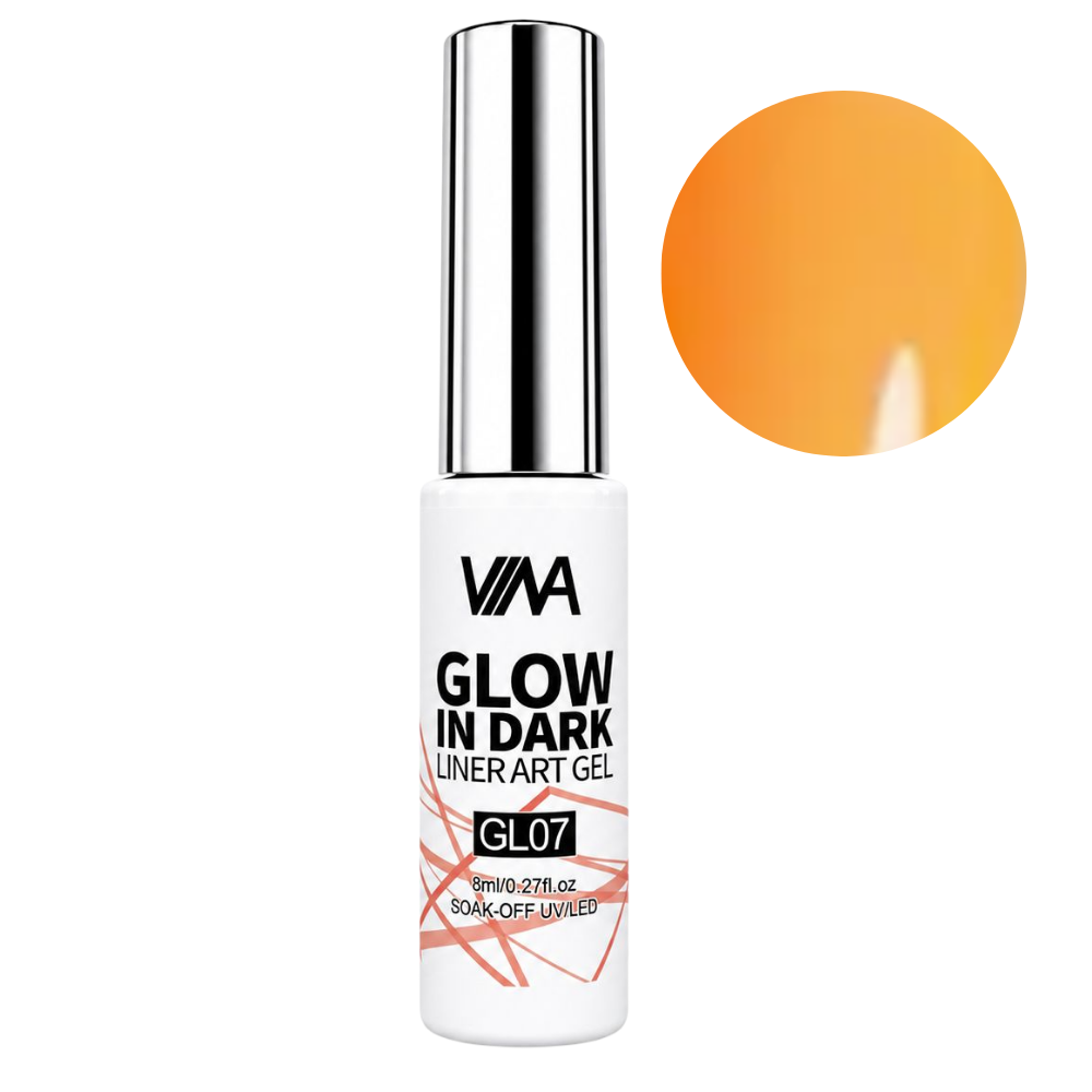 VINA Nail Art Gel Glow In The Dark Liners - 8ml