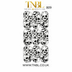 Water Decal - 809 skulls